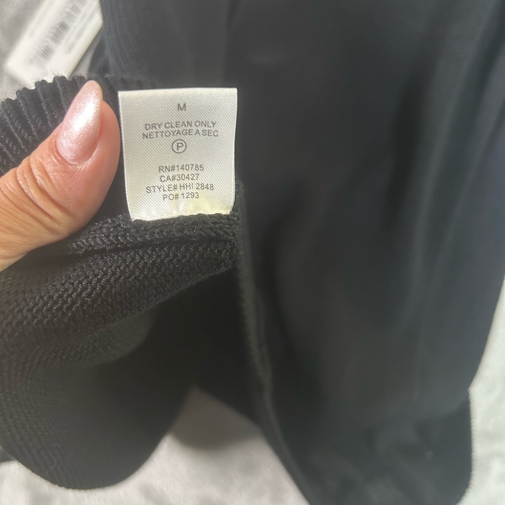 NWT Brochu Walker Laurie knit crossover black sleeveless tank - Picture 9 of 10